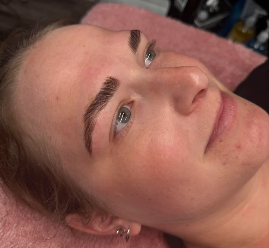 Brow lamination work by Bridgette Aesthetics in Lewiston, Maine 4